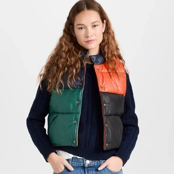 Clare V Emile Coloblock Vest - Picture 5 of 11